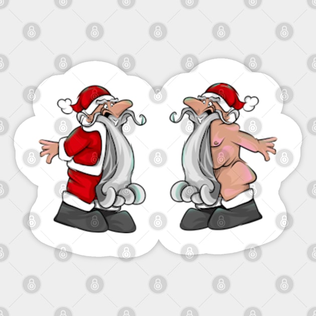 Santa Sticker by JOGAS